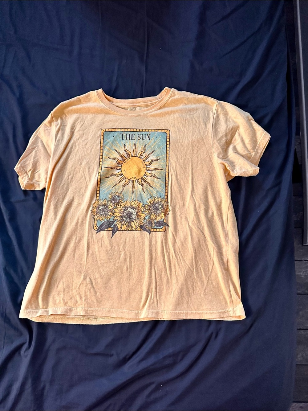 Mighty Fine Yellow Sun & Sunflower Graphic Tee